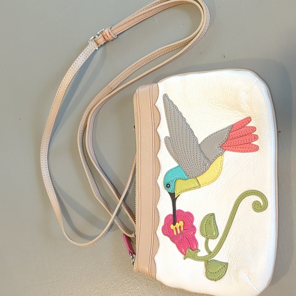 Brighton Handbags - Brighton Hummingbird Leather Crossbody